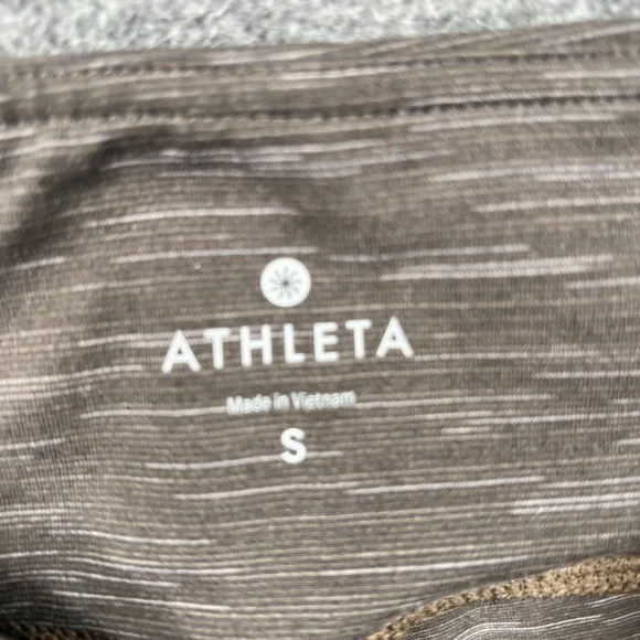 Athleta Leggings Womens Small  Brown Space Dye Heathered Yoga Athletic Tights - Picture 9 of 16